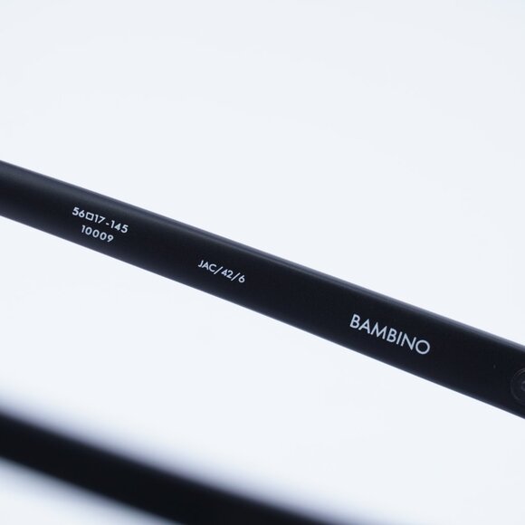 Jacquemus BAMBINO JAC/42 C6 Sunglasses Shiny Black Cat Eye Frame, Brown Lenses - Picture 6 of 11